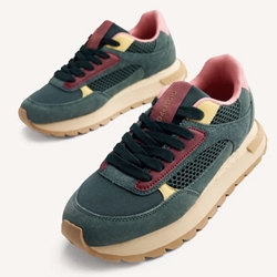 Zapatillas Gioseppo ZEMPLE PIEL Y REJILLA VERDE - Imagen 1