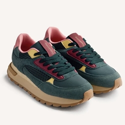 Zapatillas Gioseppo ZEMPLE PIEL Y REJILLA VERDE - Imagen 2