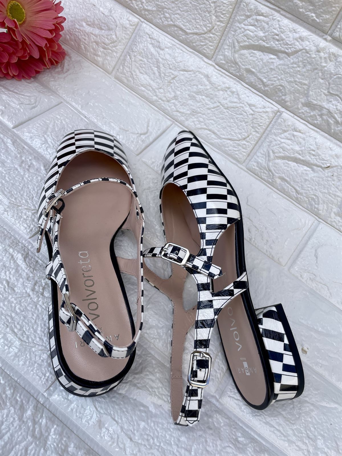 Zapato Angari 48253 -97 Mary Jane bicolor - Imagen 4