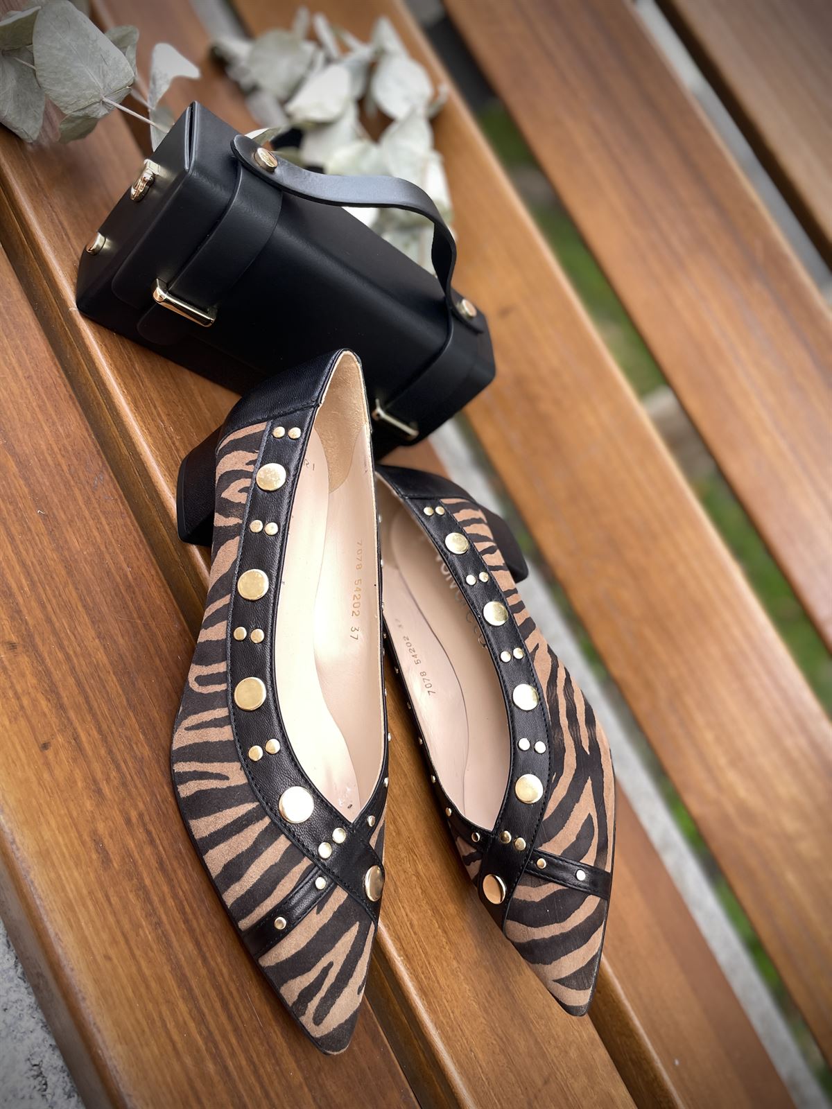 Zapato Angari 54202-40 DIANA Ante cebra - Imagen 1