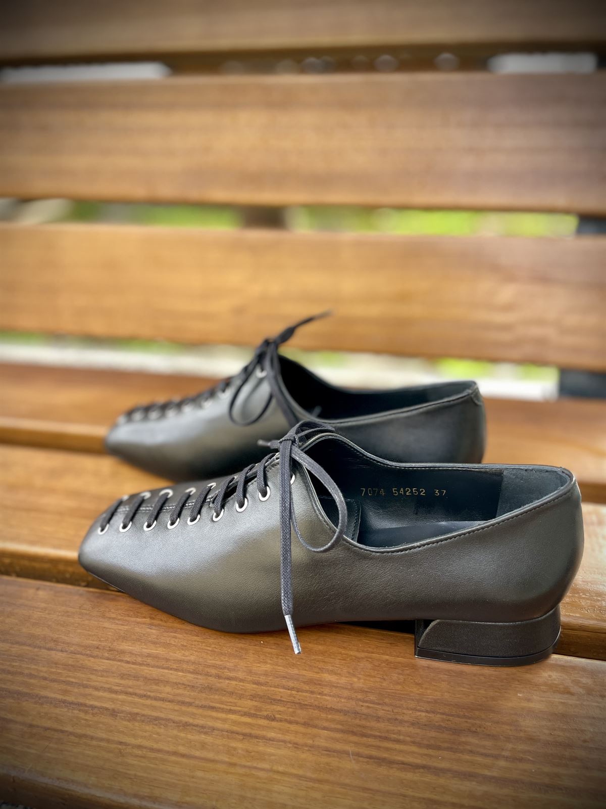 Zapato Angari 54252-97 SARS oxford cordones negro - Imagen 2