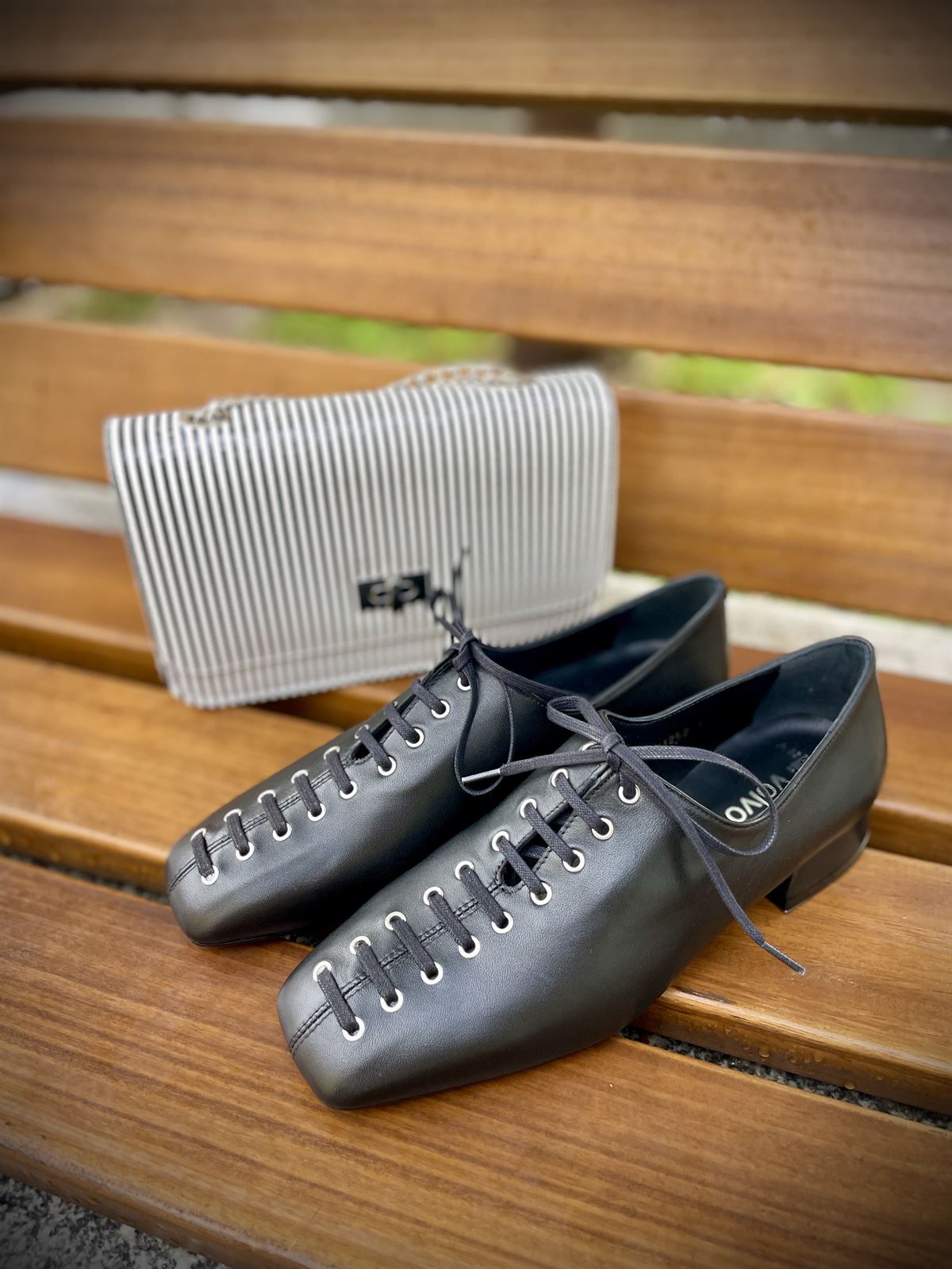 Zapato Angari 54252-97 SARS oxford cordones negro - Imagen 5