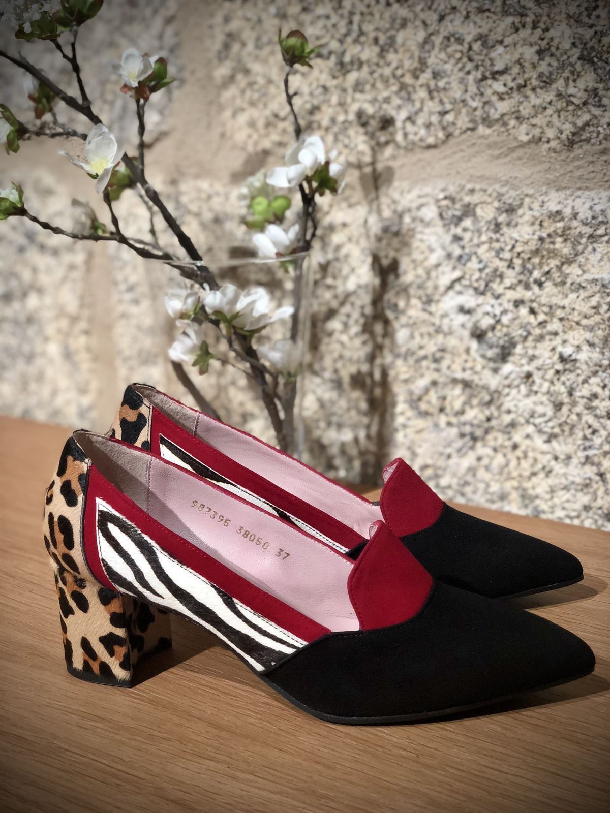 Zapato Angari cebra y print - Imagen 1