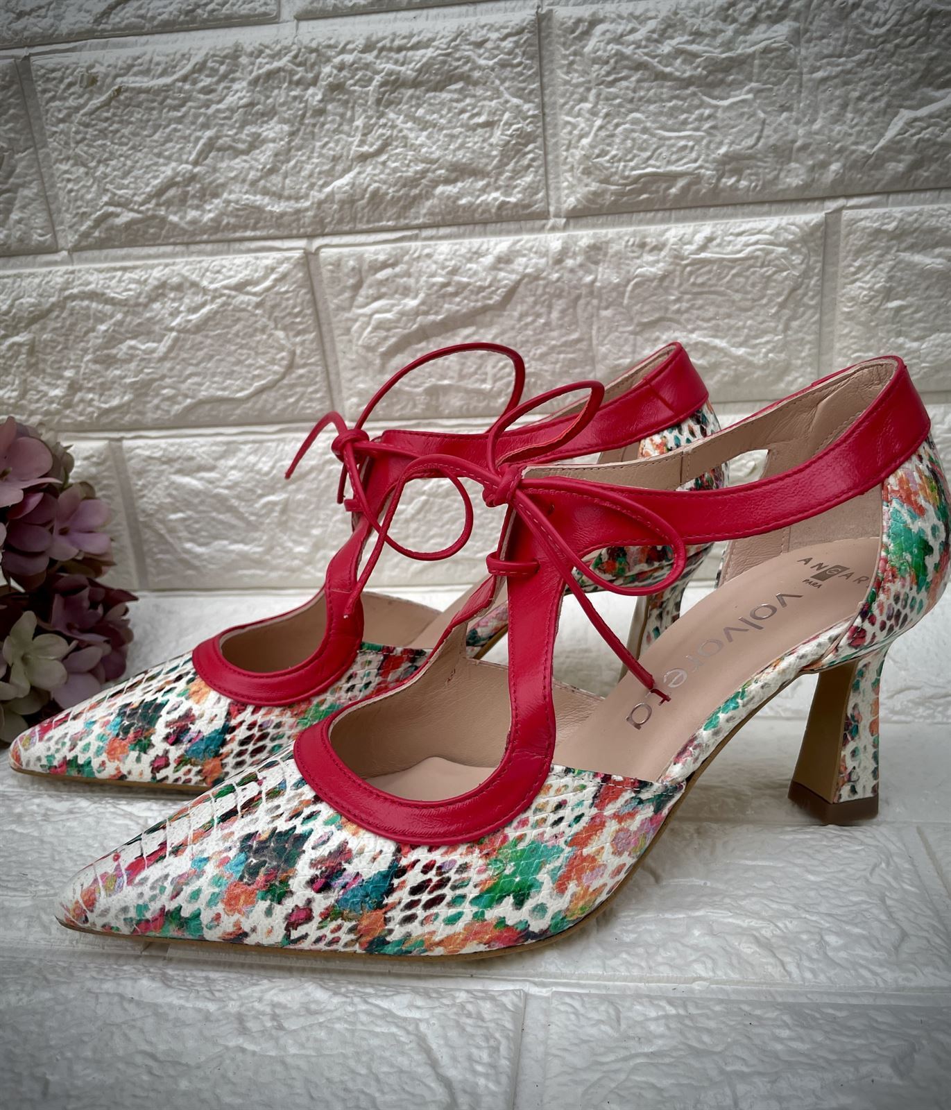 Zapato Angari cordón print multicolor - Imagen 6