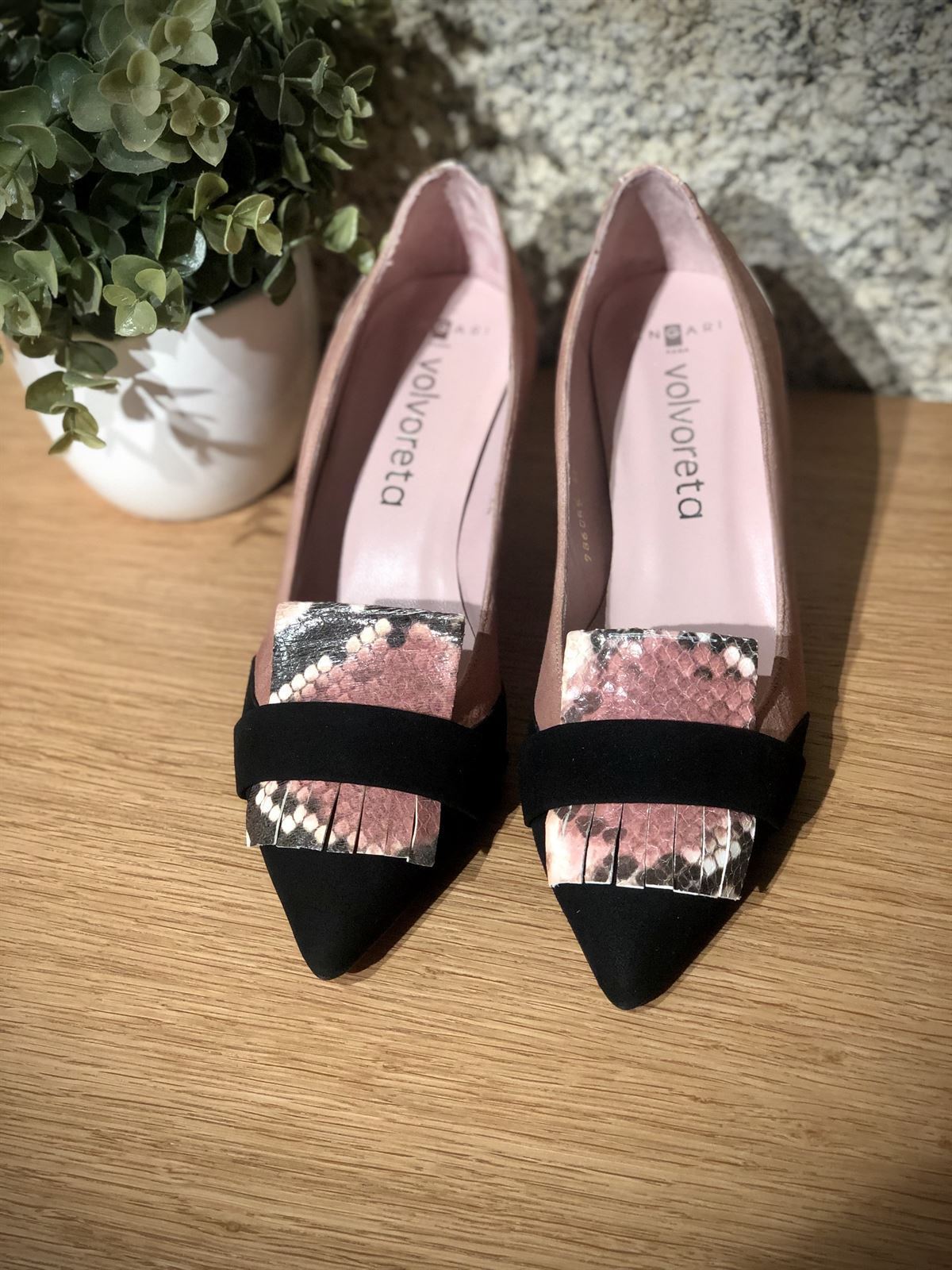 Zapato Angari empolvado print rosa - Imagen 2