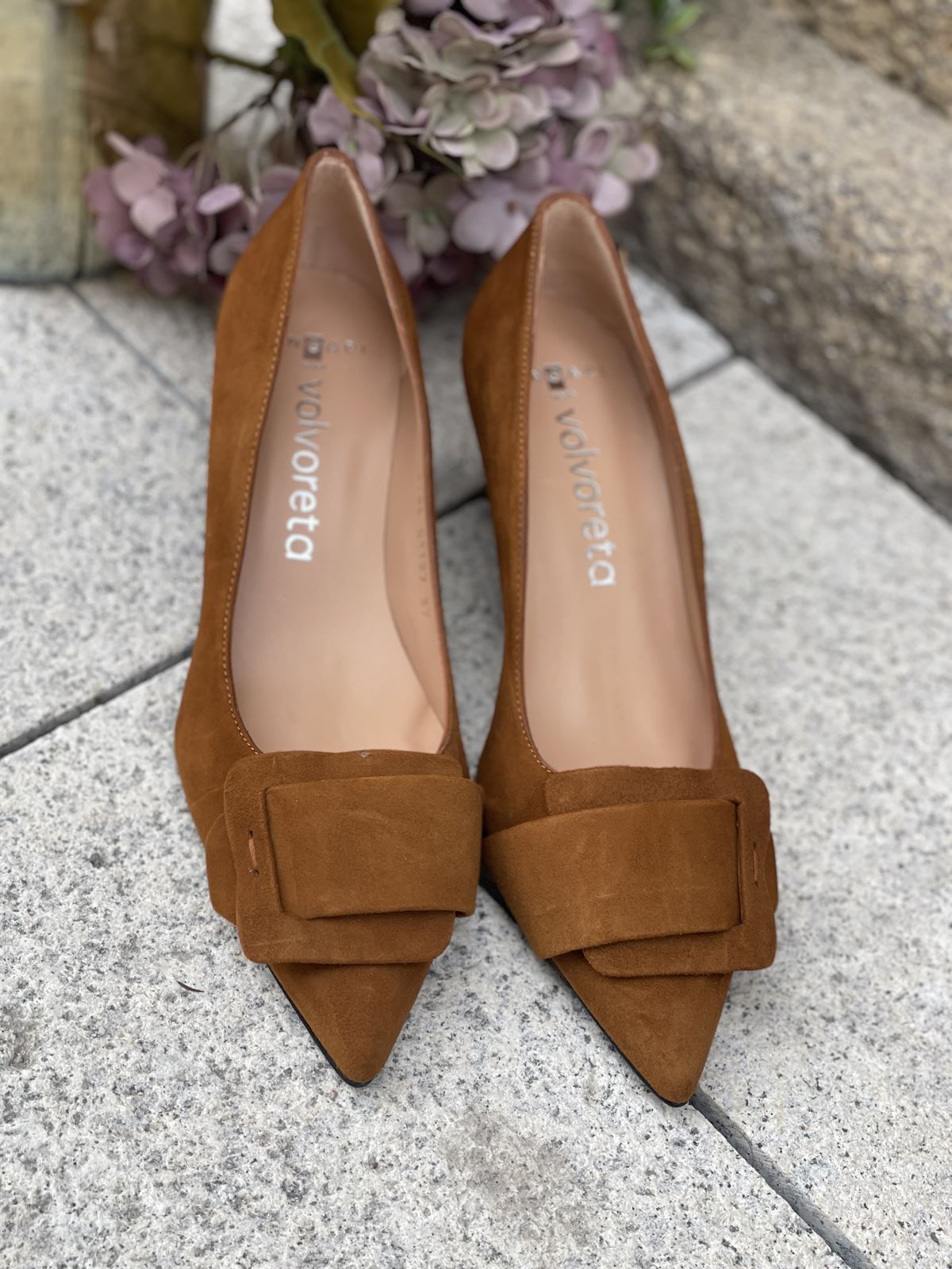 Zapato Angari hebilla LARRUA  -77 camel oscuro - Imagen 4