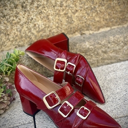 Zapato Angari  Juliet Berry -59 charol rojo - Imagen 1