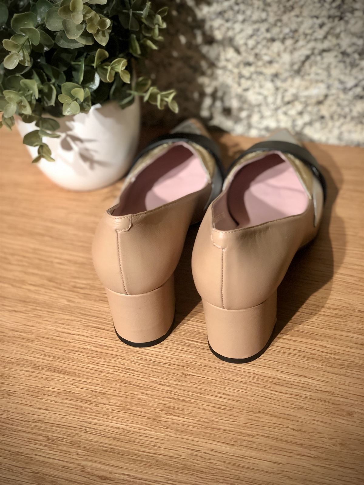 Zapato Angari nude adorno - Imagen 4