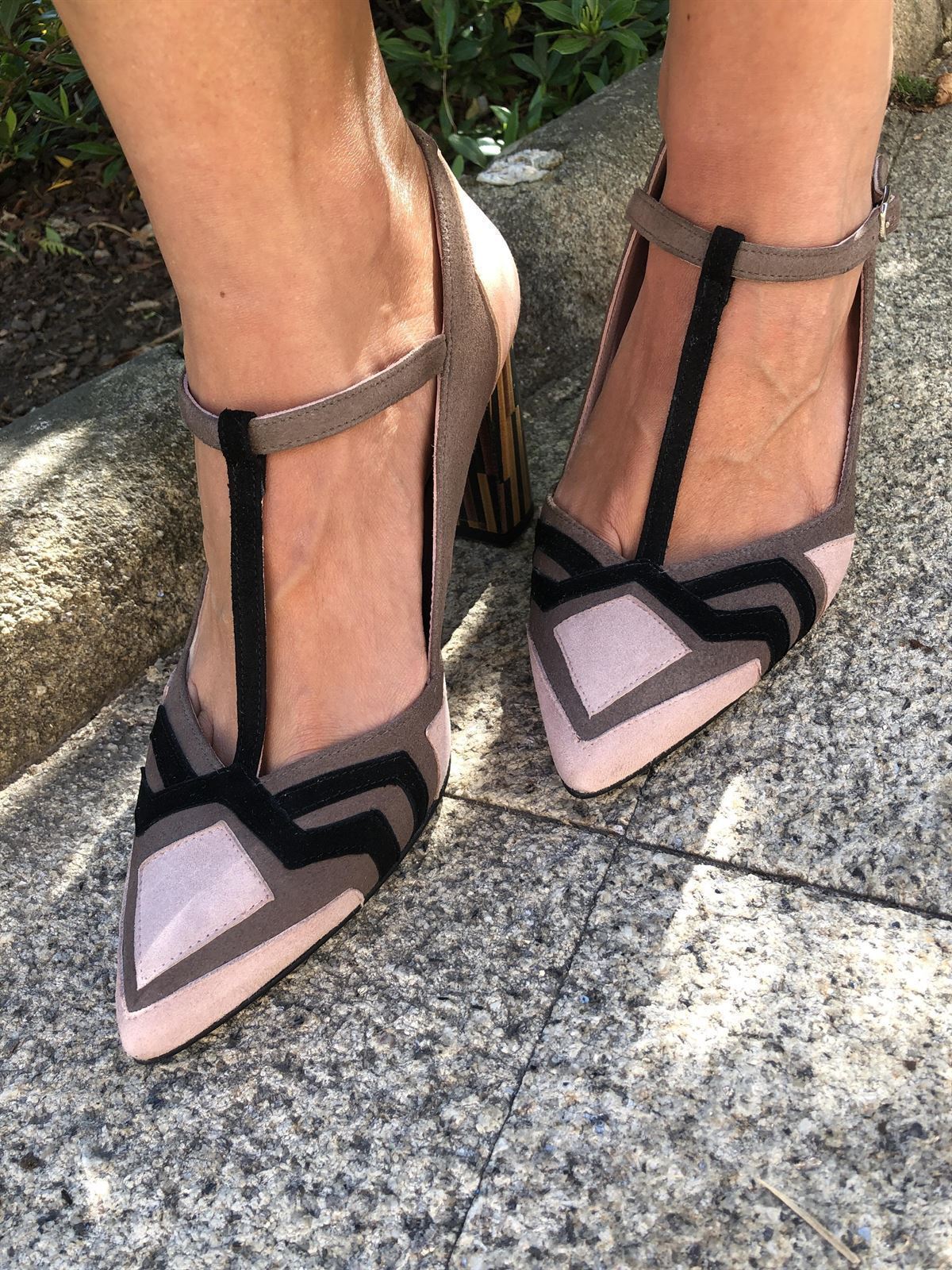 Zapato Angari tacón madera - Imagen 3