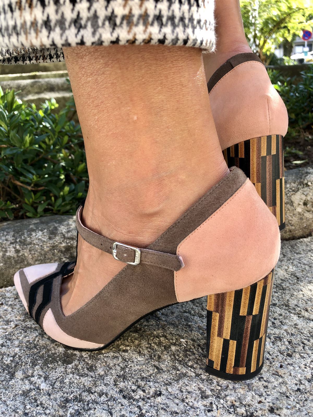 Zapato Angari tacón madera - Imagen 5