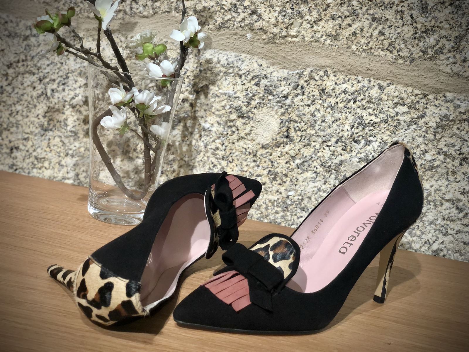 Zapato Angari tacón print - Imagen 1