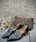 Zapato Angari vivo verde charol negro - Imagen 2