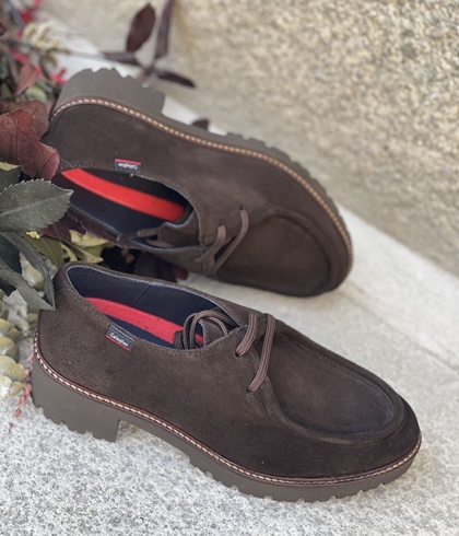 Zapato Callaghan 13452 TUNA TESTA Marrón chocolate - Imagen 2