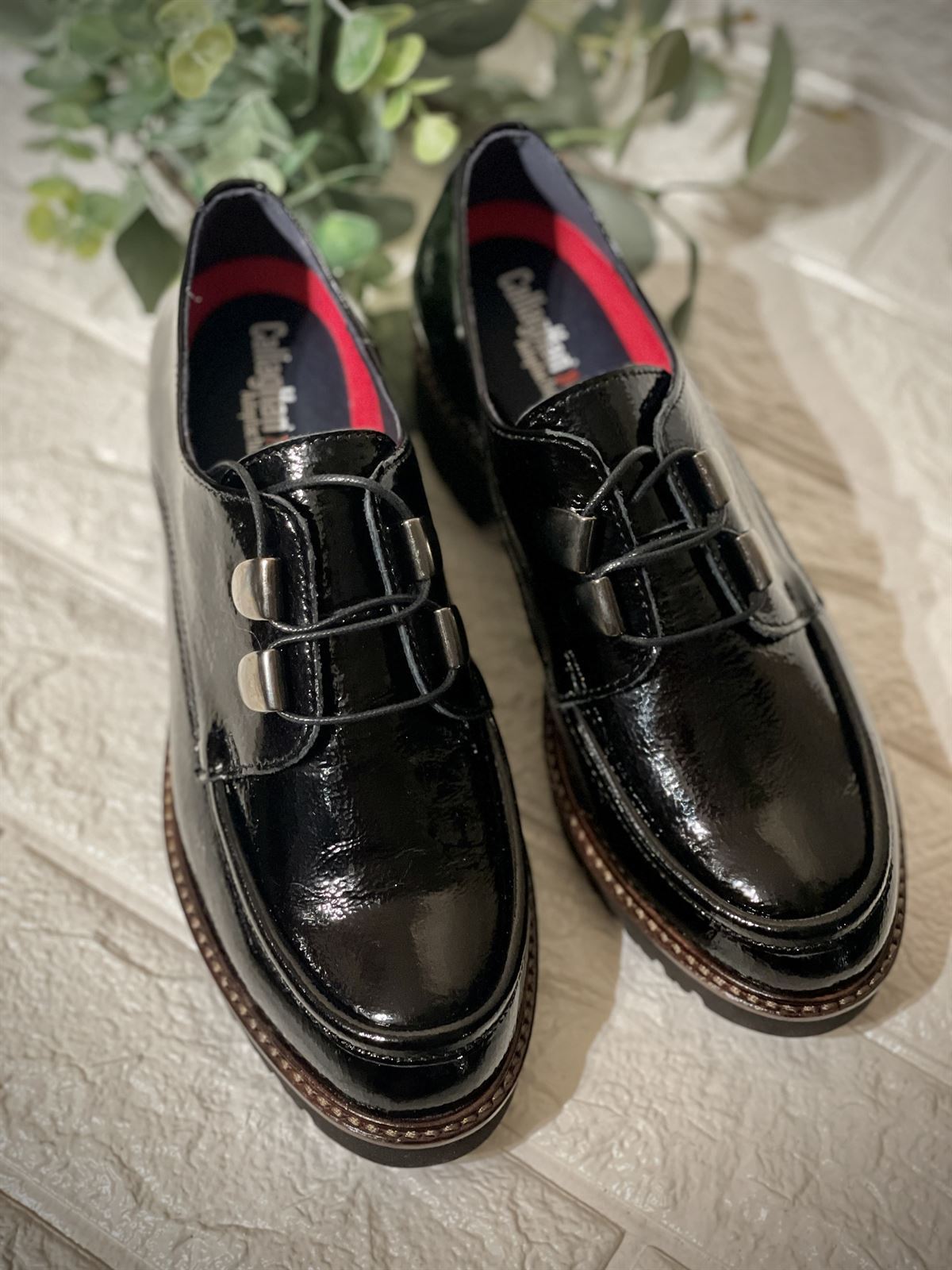 Zapato Callaghan cordón negro - Imagen 3