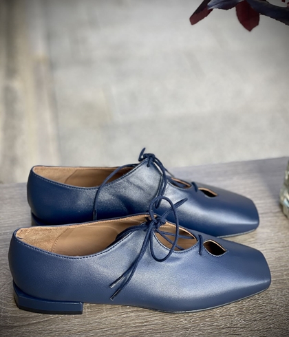 Zapato Candelitas cordón azul marino - Imagen 1