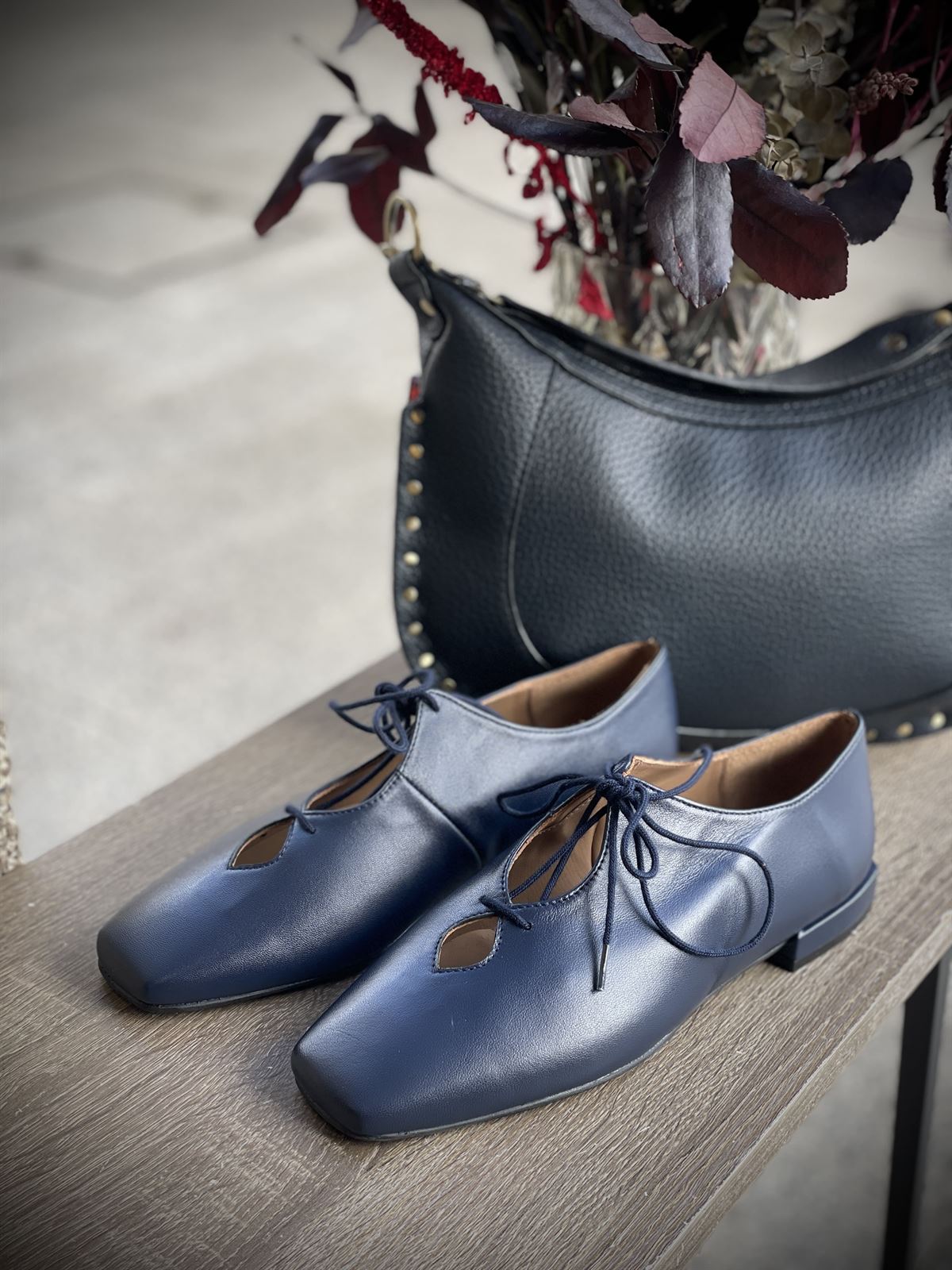Zapato Candelitas cordón azul marino - Imagen 4