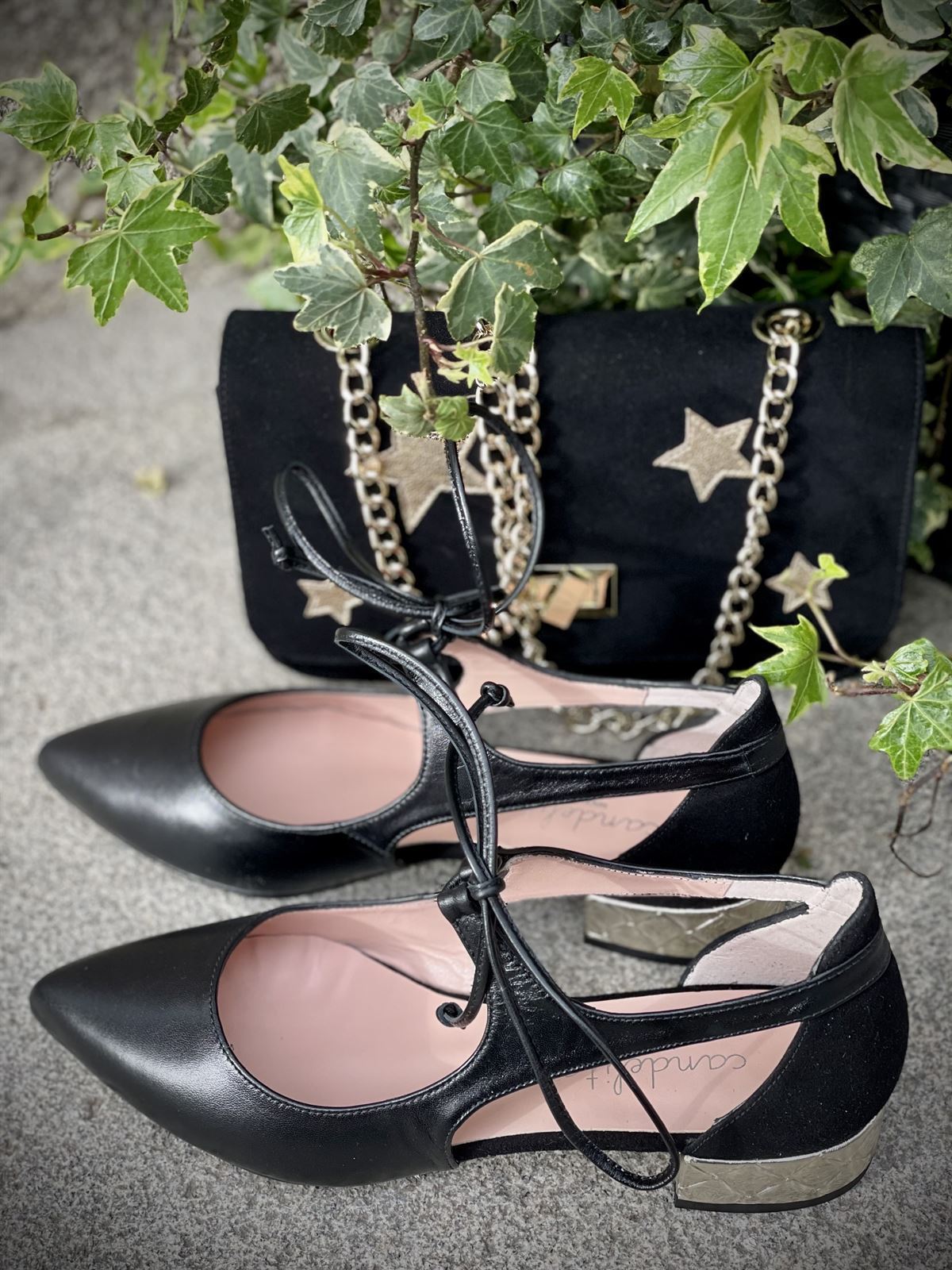 Zapato Candelitas negro atar - Imagen 3