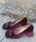 Zapato Candelitas terciopelo morado - Imagen 2