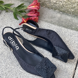 Zapato Dibia by Ezzio 14100 pieza tejido y piel negro - Imagen 2