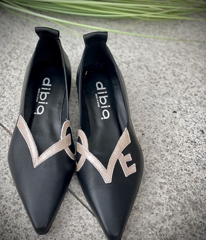 Zapato Dibia by Ezzio 55510 LOVE Negro - Imagen 1