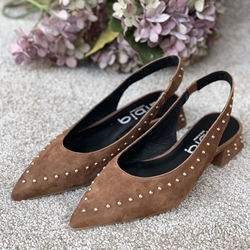 Zapato Dibia by Ezzio 56147 tachas ante marrón - Imagen 1