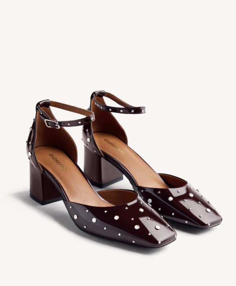 Zapato Gioseppo KINBRAE tachas chocolate - Imagen 3