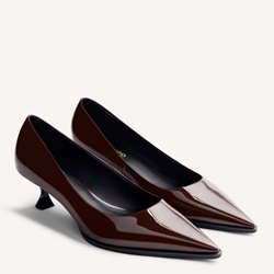 Zapato Gioseppo salón Mazzepa charol marrón. - Imagen 2