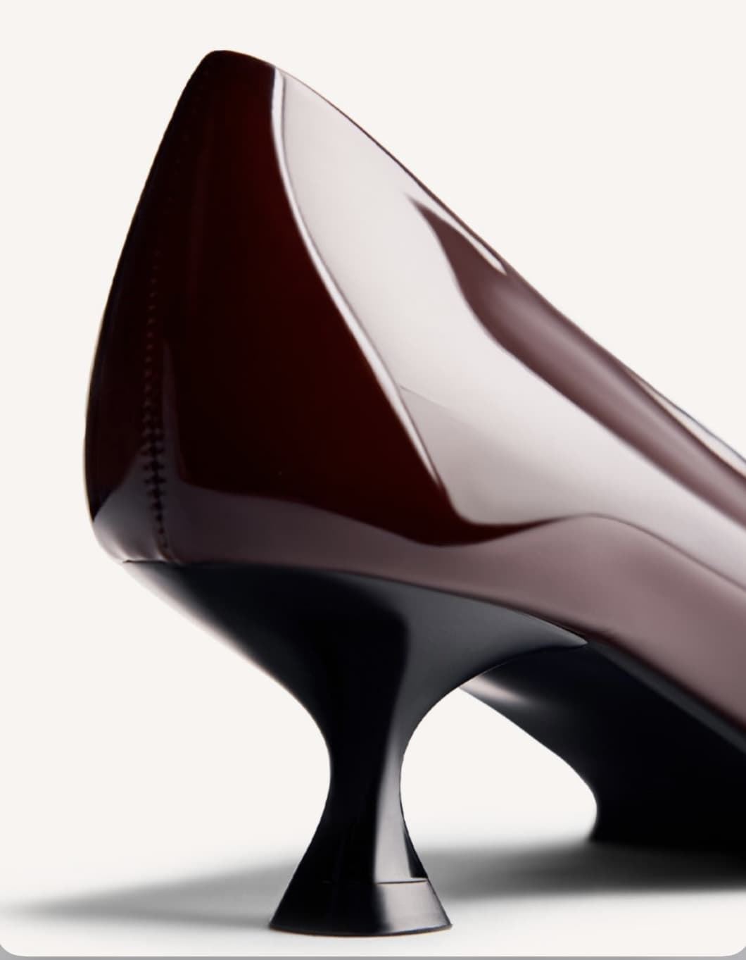 Zapato Gioseppo salón Mazzepa charol marrón. - Imagen 3