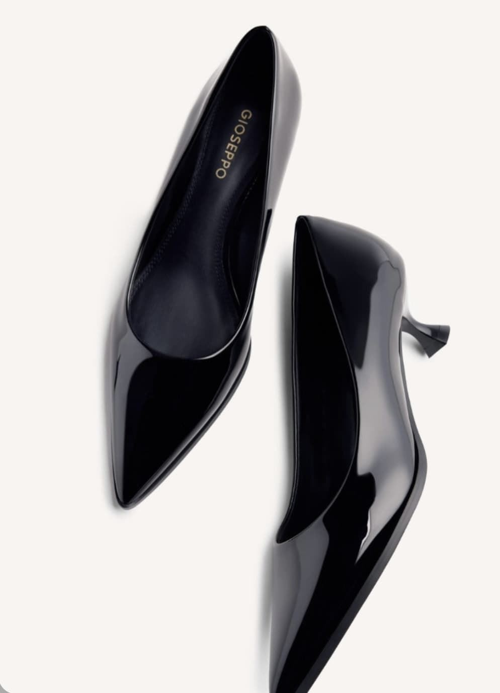 Zapato Gioseppo salón Mazzepa charol negro - Imagen 1