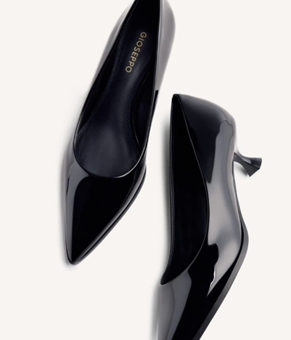 Zapato Gioseppo salón Mazzepa charol negro - Imagen 1