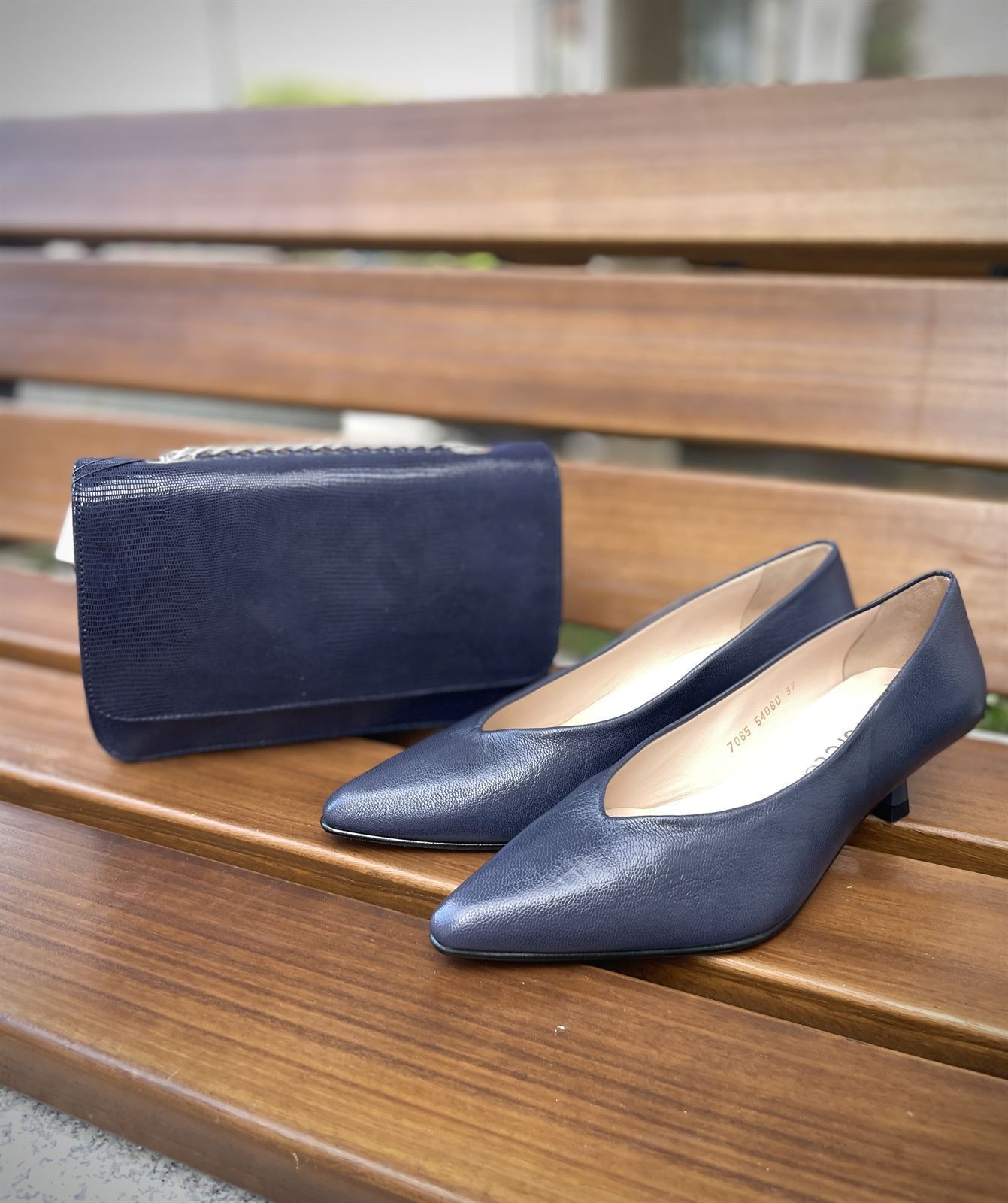 ZAPATO kitten Angari 540-8063 EIFFEL Azul marino - Imagen 2