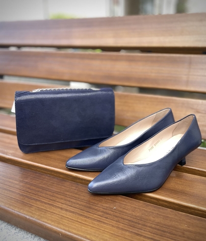 ZAPATO kitten Angari  540-8063 EIFFEL Azul marino - Imagen 2