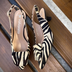 Zapato KITTEN destalonado Angari MAGA 51083-63 Cebra - Imagen 2