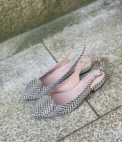 Zapato Manueletina Angari 52173-58R perdiz blanco negro - Imagen 1