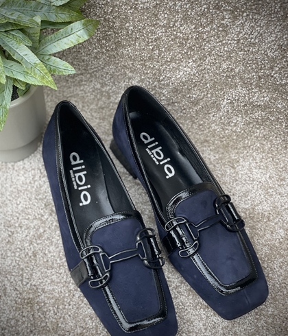 Zapato Mocasín Dibia by Ezzio 13338 azul marino - Imagen 1