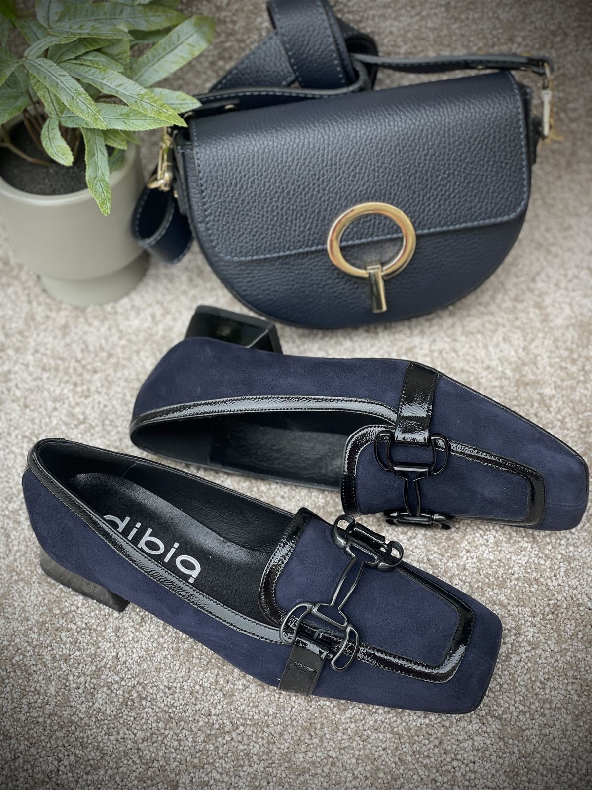 Zapato Mocasín Dibia by Ezzio 13338 azul marino - Imagen 3