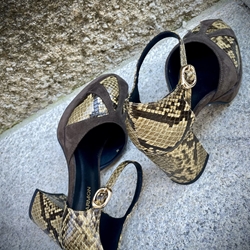 Zapato Noa Harmon TANGO Mary Jane gris verdoso y print - Imagen 2