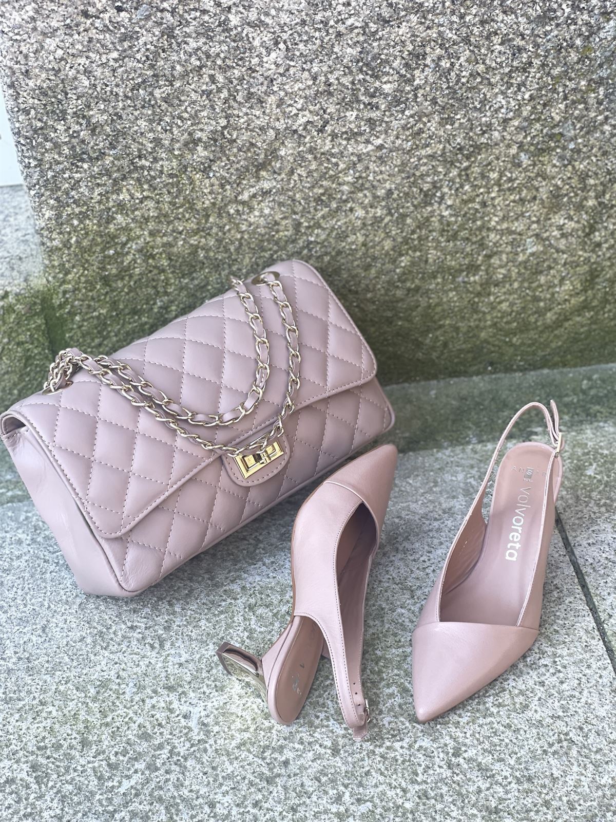 Zapato stiletto Angari 28522 -90  regina nude taupe - Imagen 5