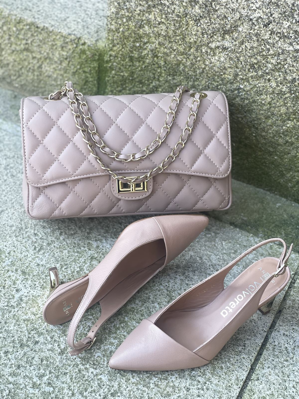 Zapato stiletto Angari 28522 -90  regina nude taupe - Imagen 7