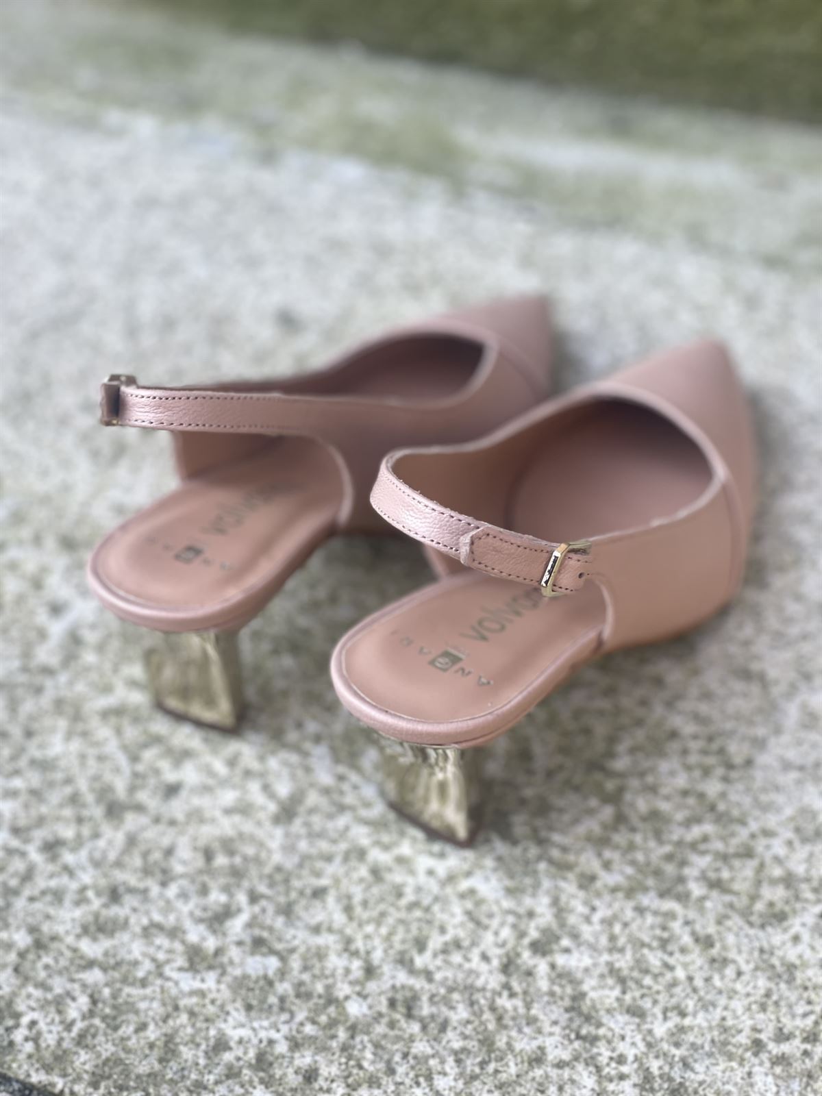 Zapato stiletto Angari 28522 -90  regina nude taupe - Imagen 8