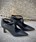 Zapatos Angari tiras cruzadas negro - Imagen 1