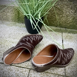 Zueco Nemonic  2412 Western piso tejano chocolate - Imagen 2