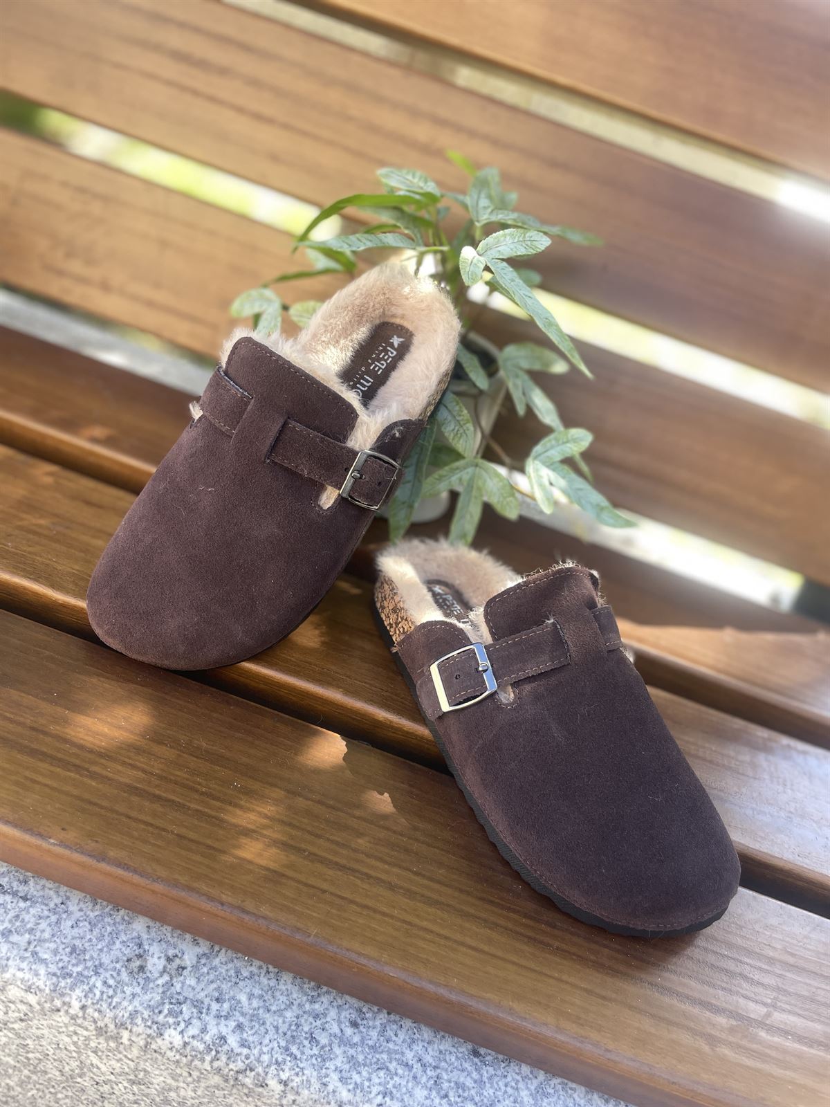 Zueco PEPE moll 262692 invierno Brown chocolate - Imagen 1